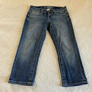 Maurice’s cropped straight leg jeans size 3/4